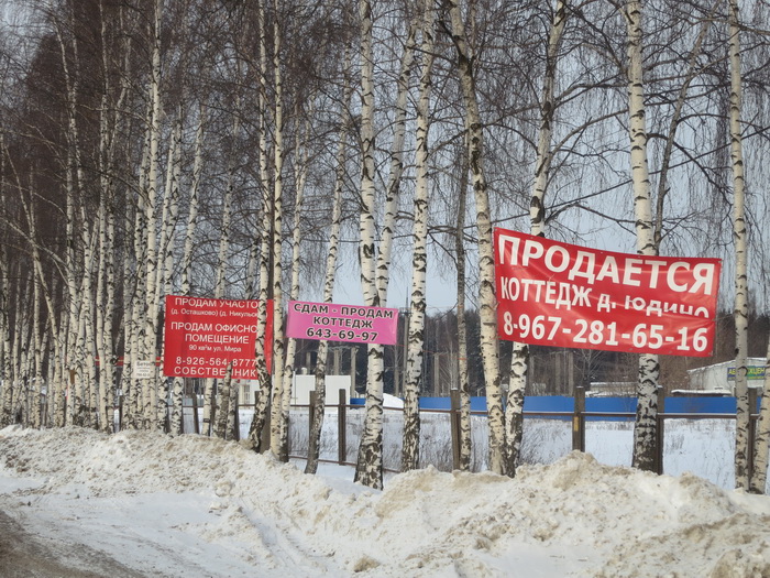 реклама на березе